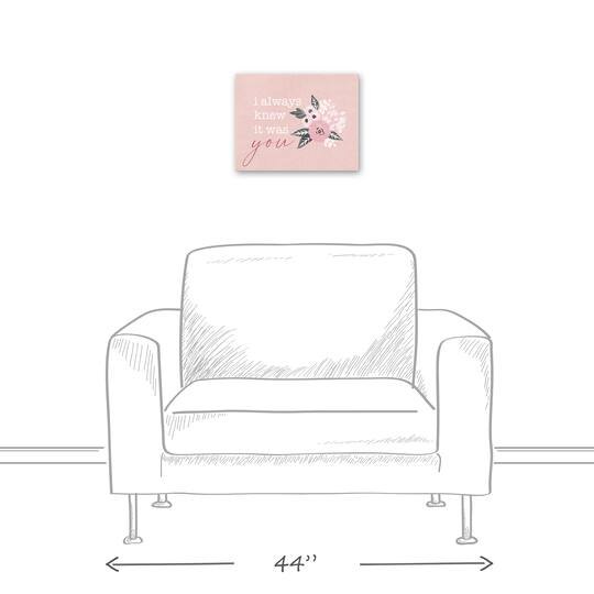 I Always Knew it Was You Canvas Wall Art
